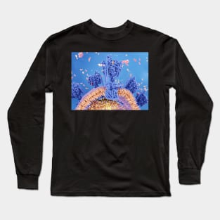 ATP synthase creating ATP, 3D Medical Biology illustration, Mitochondrion Long Sleeve T-Shirt